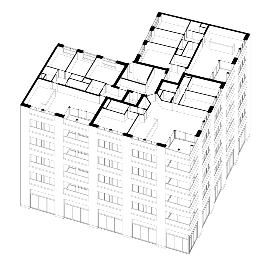 Corner building
